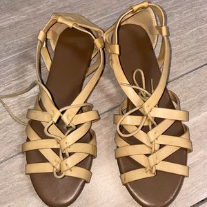 Nude Wrap Sandals